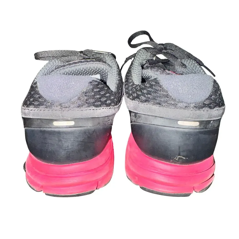 Nike Lunarfly 2 Sneakers Women's Size 7 Anthracite Black Hot Pink Mesh Shoes